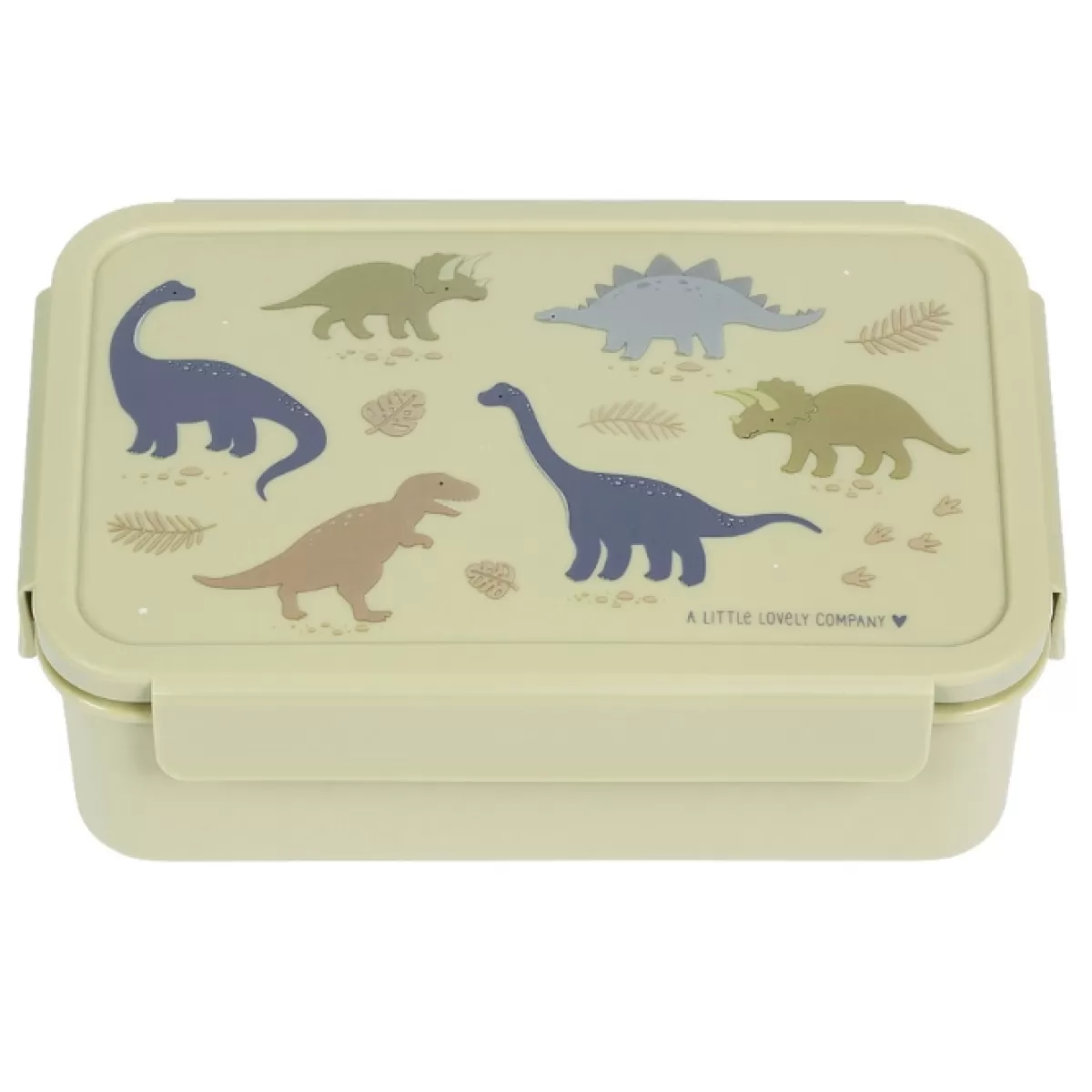 Broodtrommels-A Little Lovely Company Bento Lunchbox Dinosaurussen