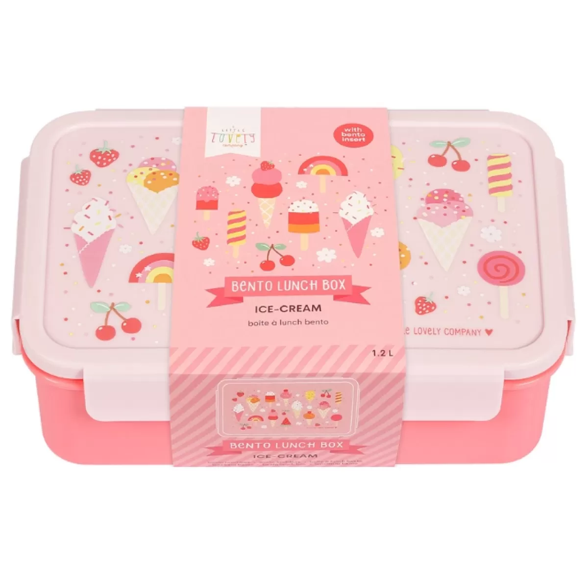 Broodtrommels-A Little Lovely Company Bento Lunchbox Ijsjes