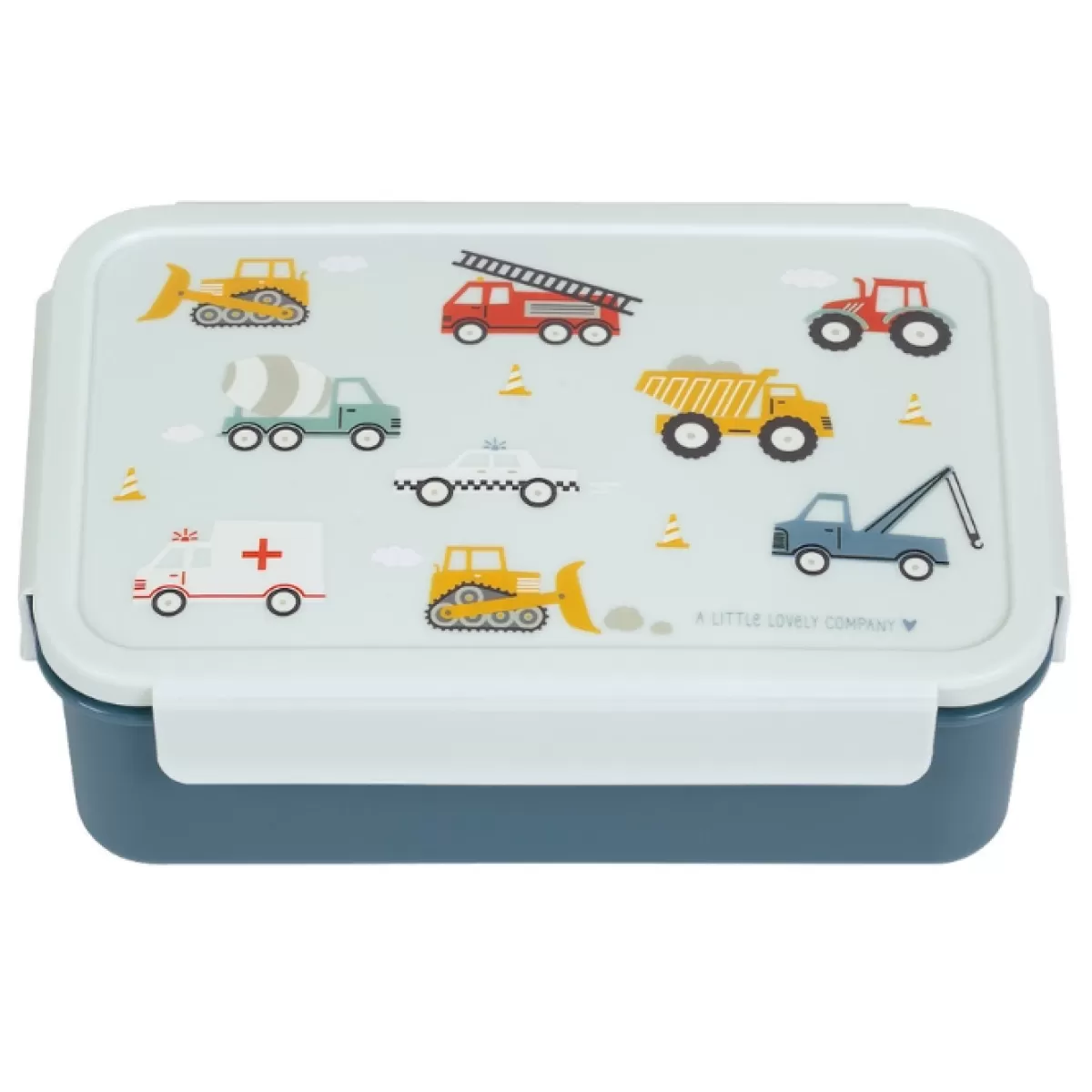 Broodtrommels-A Little Lovely Company Bento Lunchbox Voertuigen