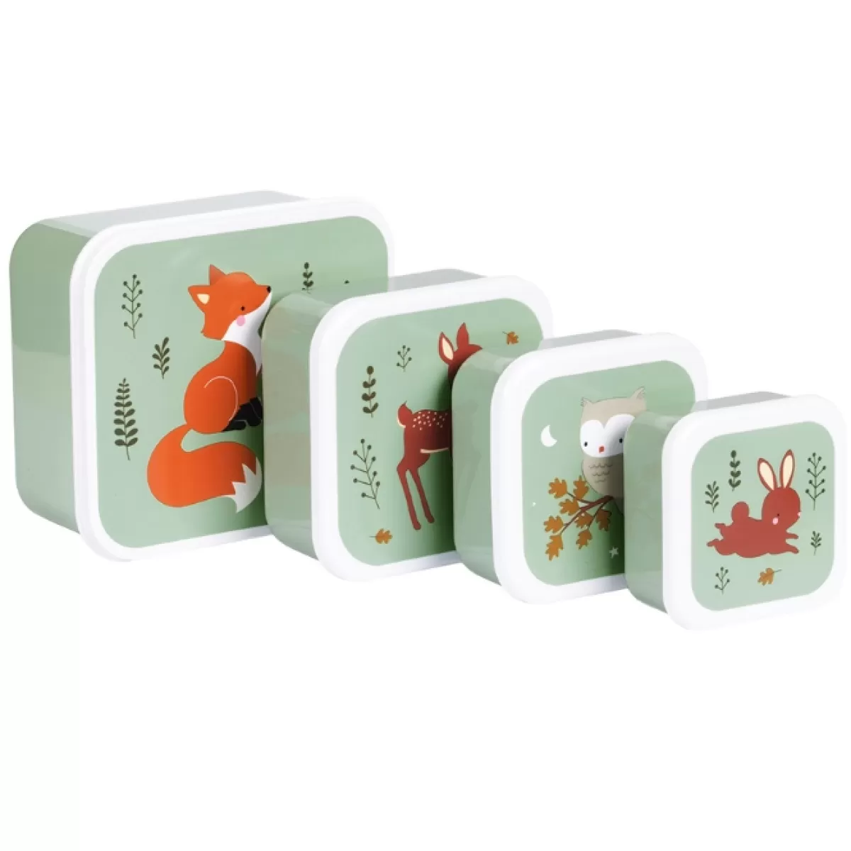 Bakjes & Kommetjes-A Little Lovely Company Lunchbox & Snackbox Forest Friends