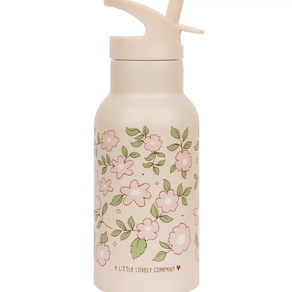 Drinkbekers-A Little Lovely Company Thermosfles Blossoms Pink