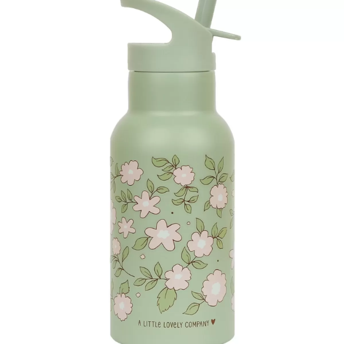 Drinkbekers-A Little Lovely Company Thermosfles Blossoms Sage