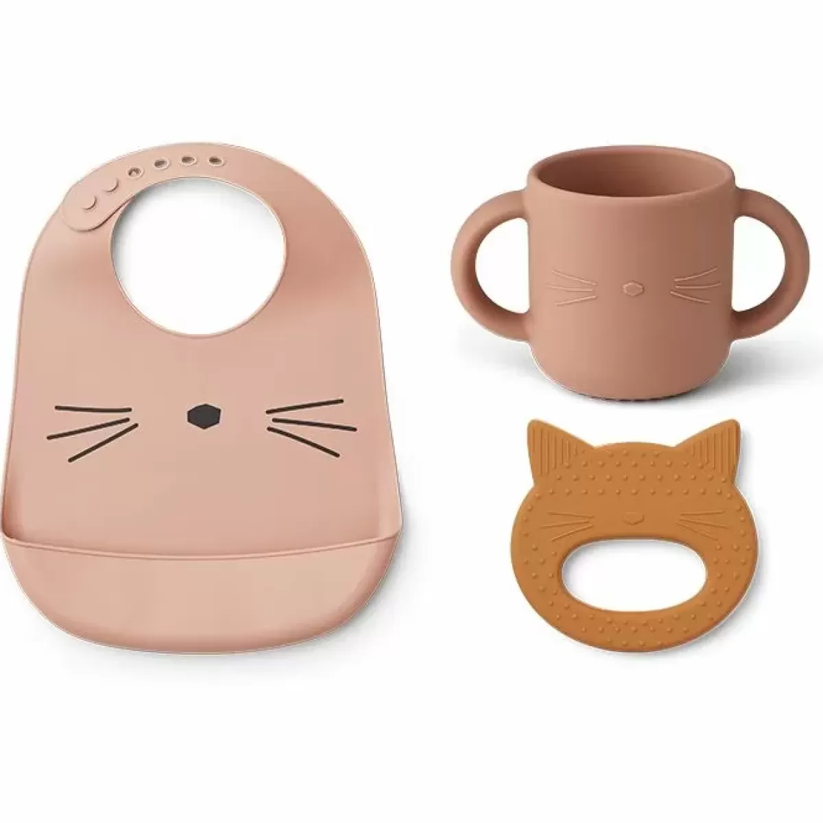 Kinderservies Sets-Liewood Baby Cadeauset Carol Cat Rose Multi Mix