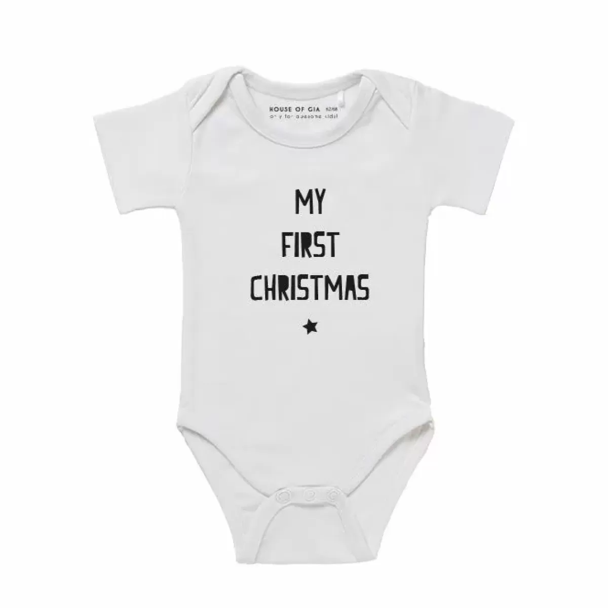 Rompers & Boxpakjes-House of Gia Baby Romper My First Christmas