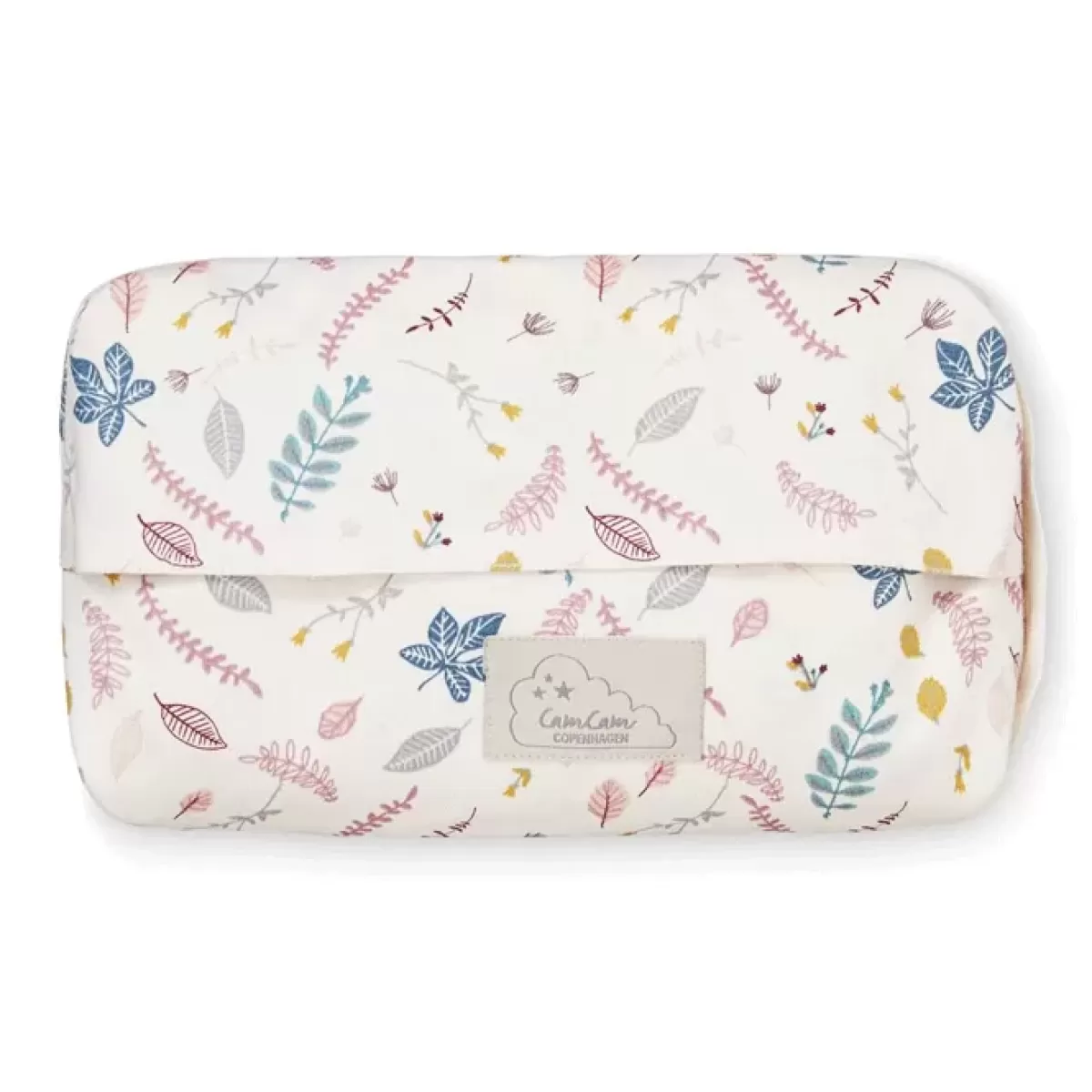 Babydoekjes & Covers-CamCam Copenhagen Babydoekjes Cover Pressed Leaves Roze Camcam