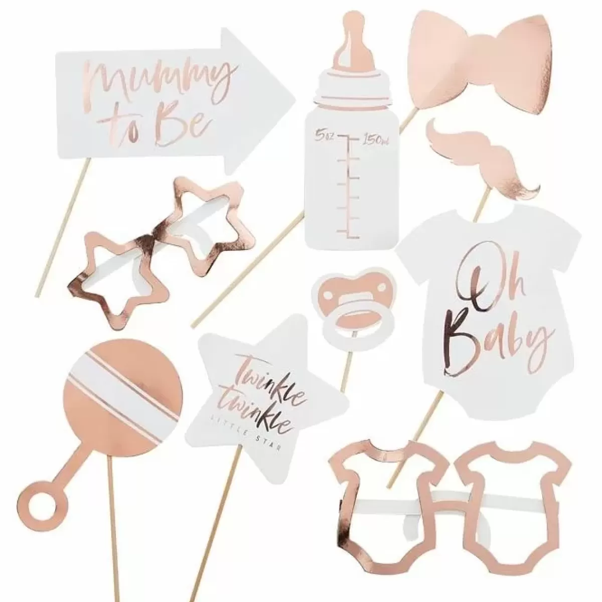 Twinkle Twinkle-Ginger Ray Babyshower Party Props Twinkle Twinkle (10 St)