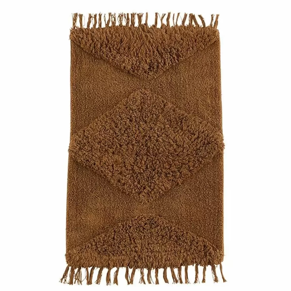 Vloerkleden-Madam Stoltz Badmat Tufted Indian Tan (60X90Cm)