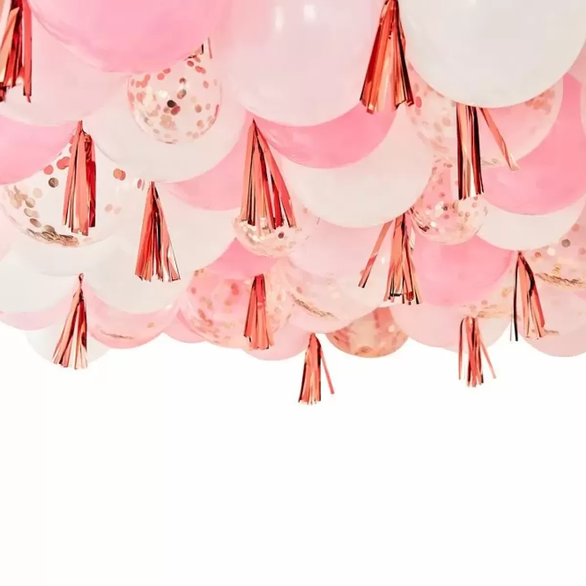 Ballonnenbogen-Ginger Ray Ballonnen Plafond Kit Roze Mix It Up