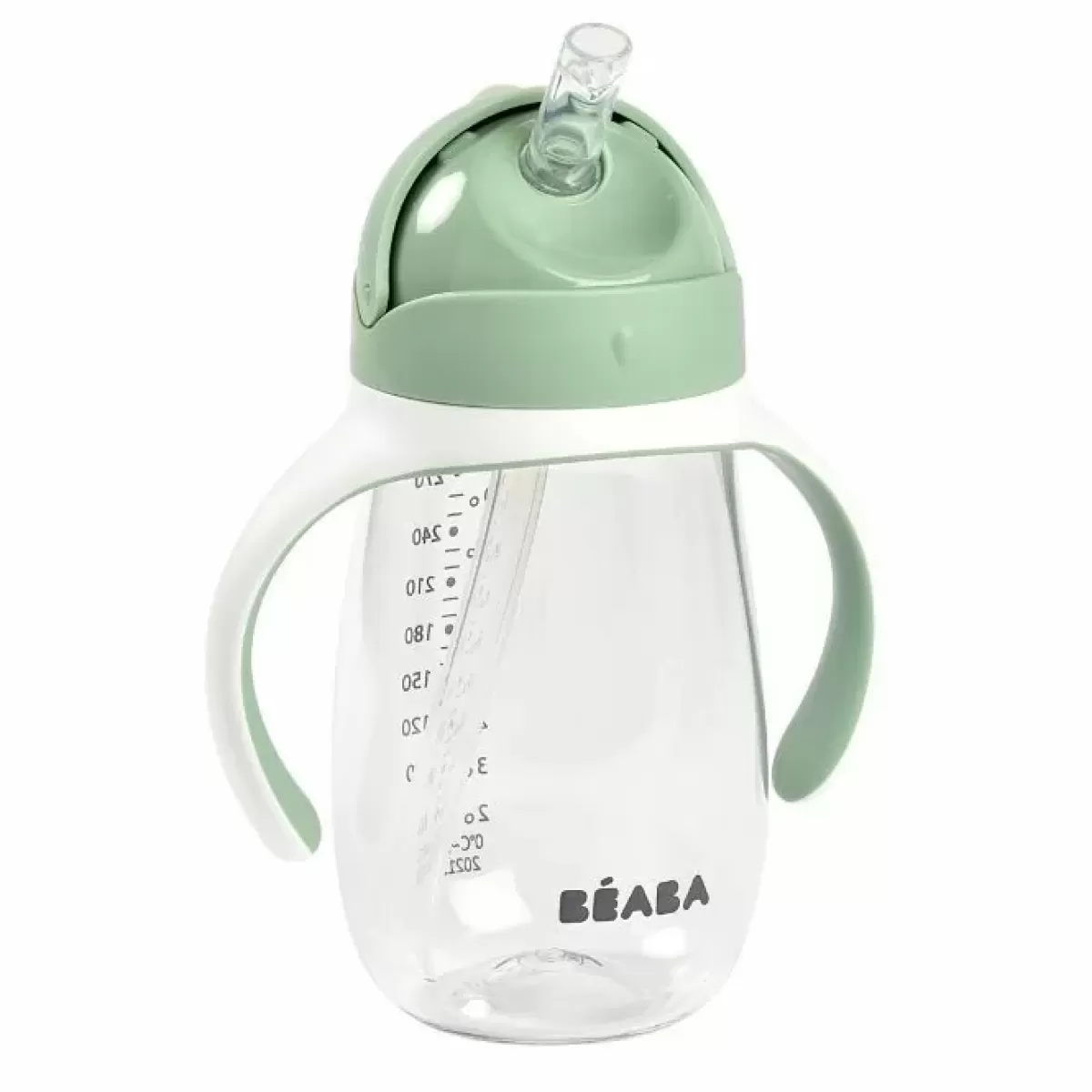 Drinkflessen-Beaba Drinkbeker Met Rietje Groen 300Ml