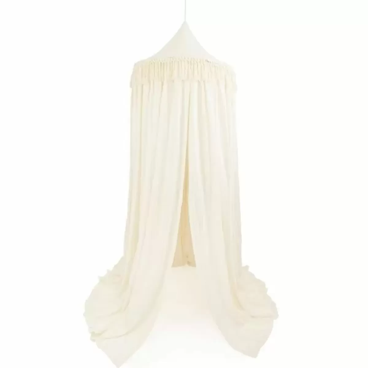 Bedhemels-Cotton & Sweets Bedhemel Boho Fringe Maxi Vanilla Cotton & Sweets