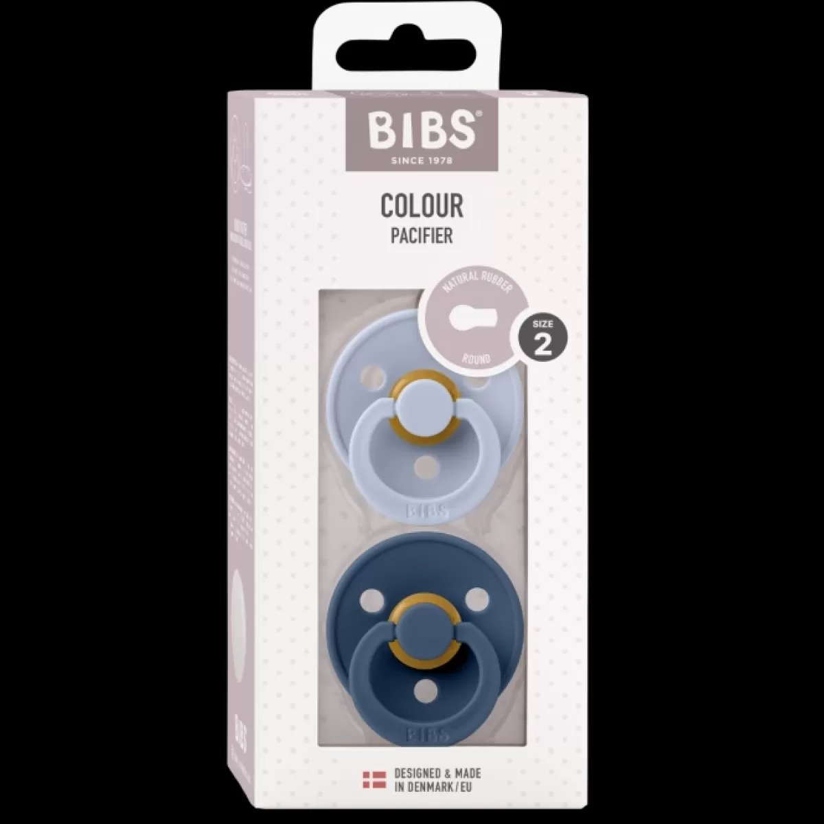 Spenen-Bibs Fopspenen Set Dusty Blue/Steel Blue