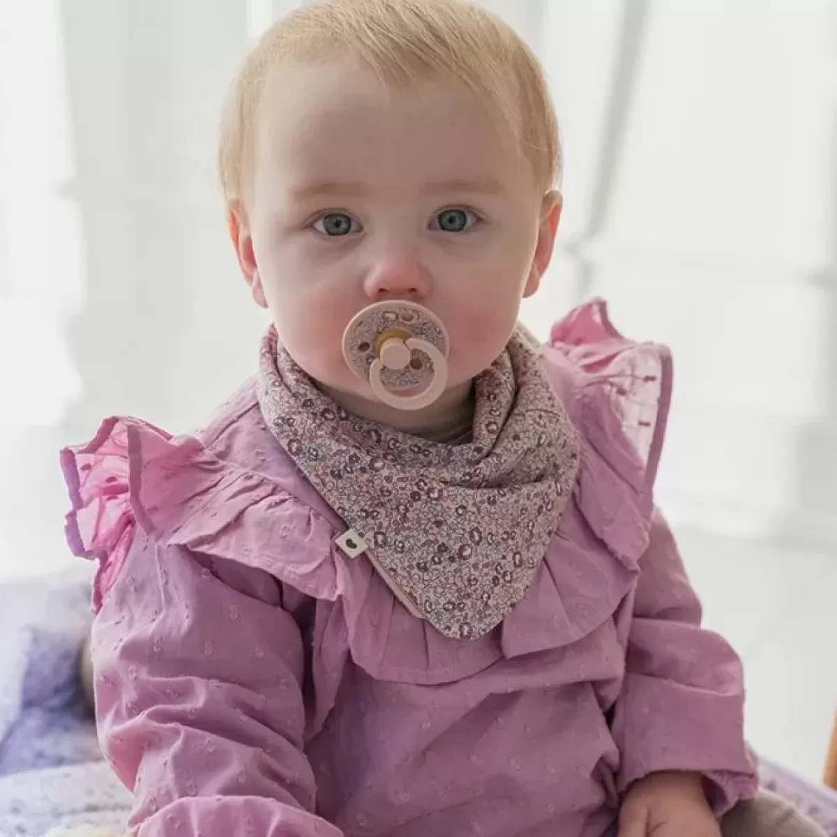 Kwijlslabbetjes-Bibs X Liberty Londen Kwijlslab Eloise Blush