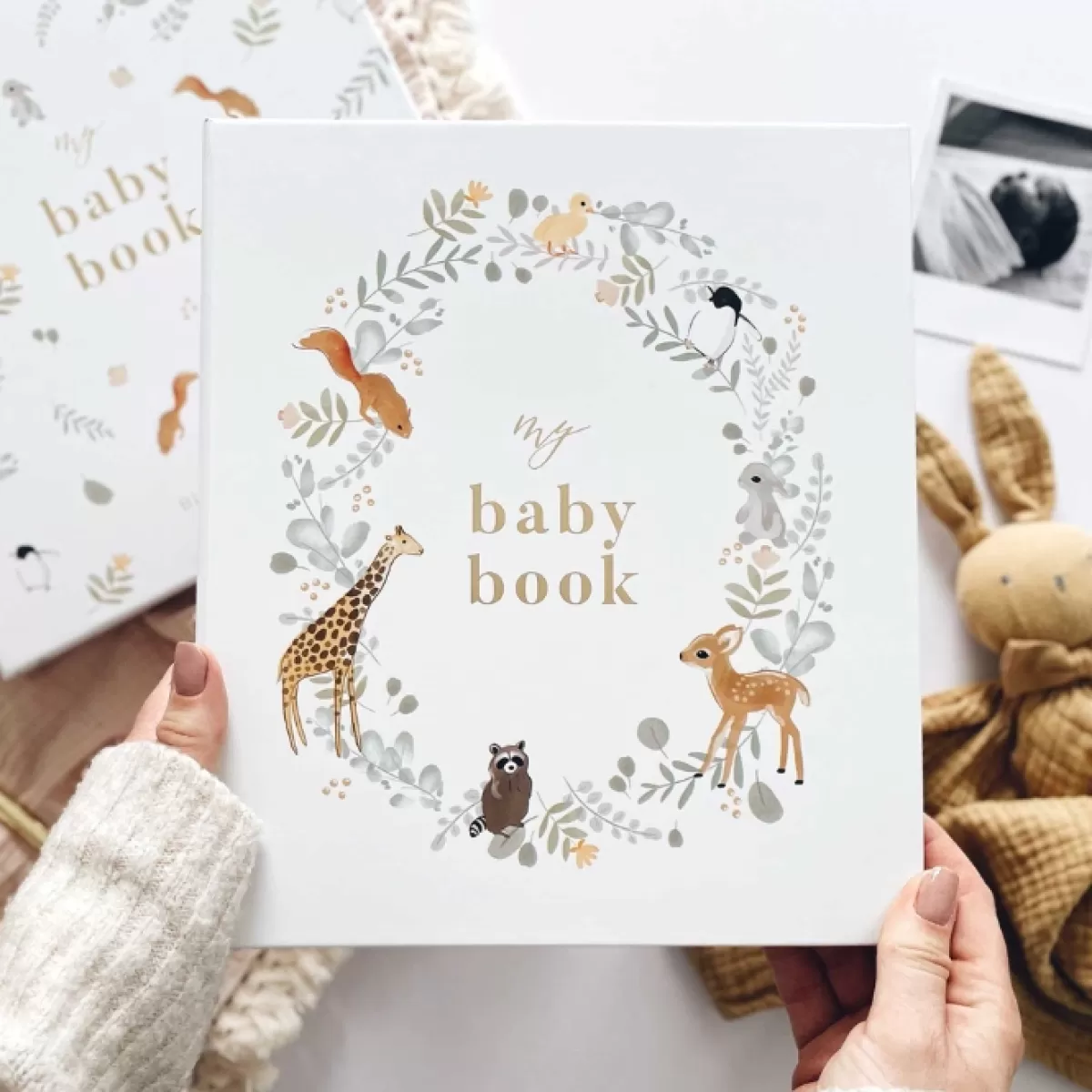 Boeken-Blush & Gold Blush & Gold Invulboek My Baby Book Dieren