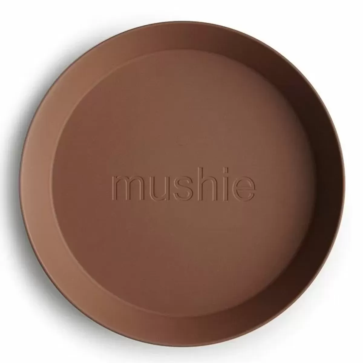 Kinderbordjes-Mushie Borden Rond Caramel (2St)