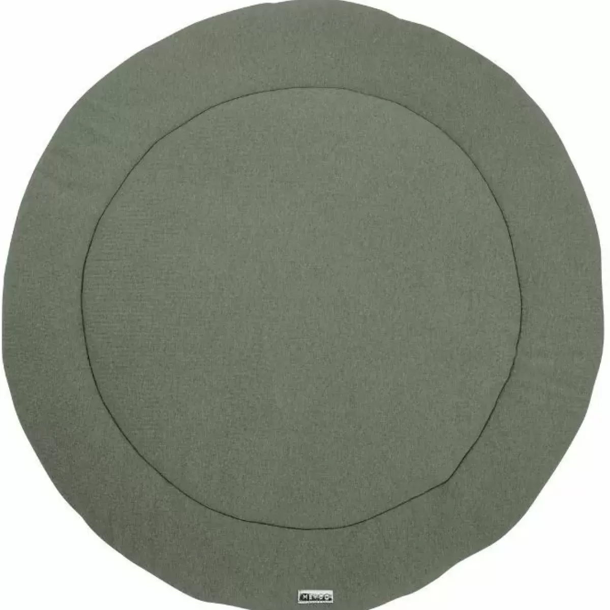 Speelkleden-Meyco Boxkleed Rond Knit Forest Green (95Cm)