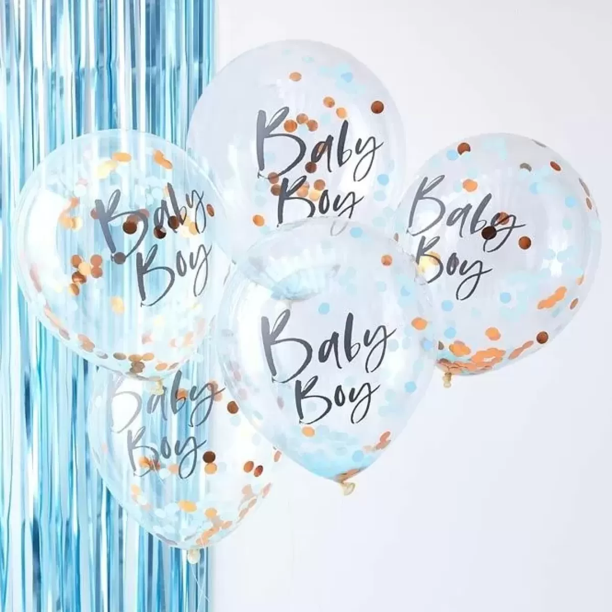 Twinkle Twinkle-Ginger Ray Confetti Ballonnen Baby Boy Twinkle Twinkle (5St)