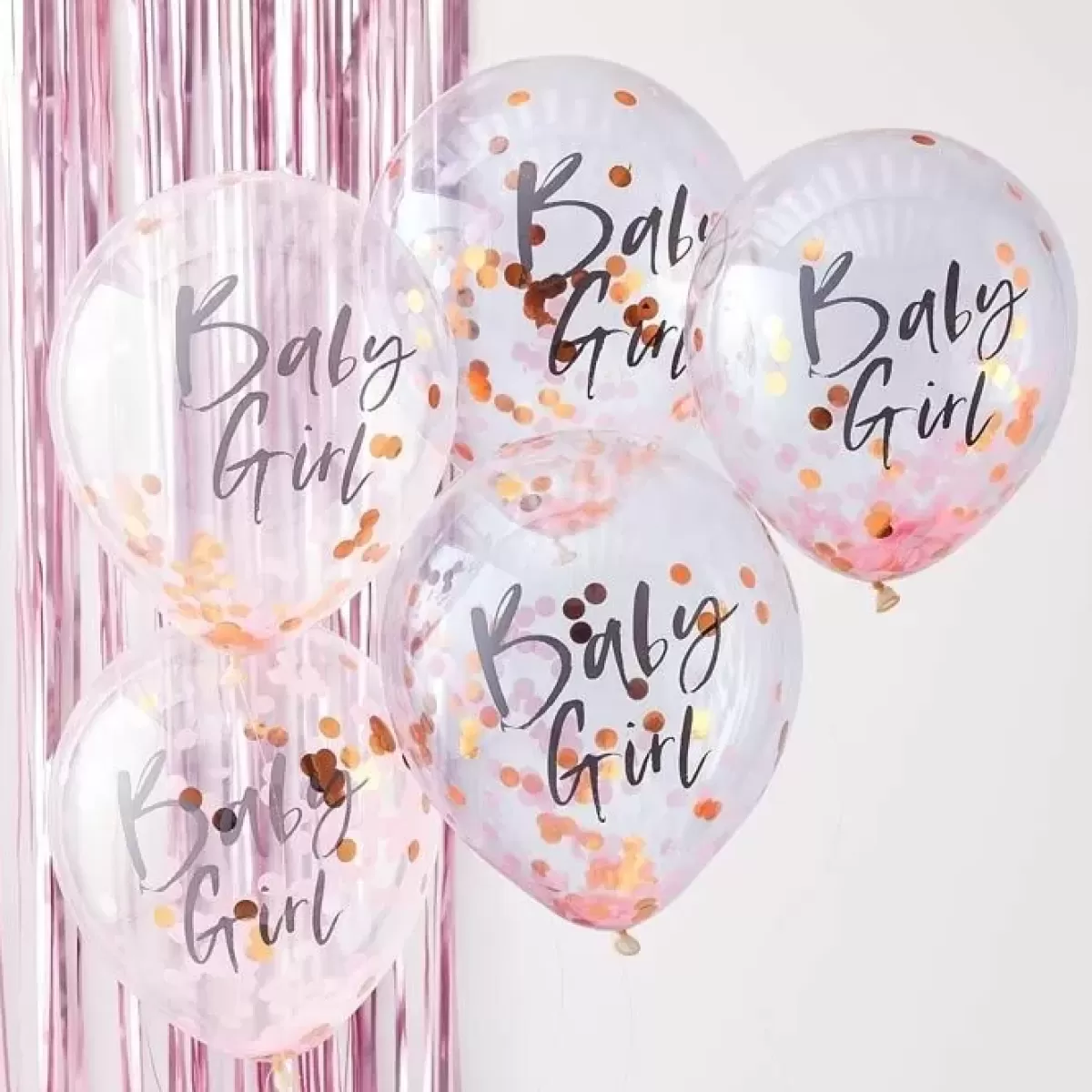 Twinkle Twinkle-Ginger Ray Confetti Ballonnen Baby Girl Twinkle Twinkle (5St)