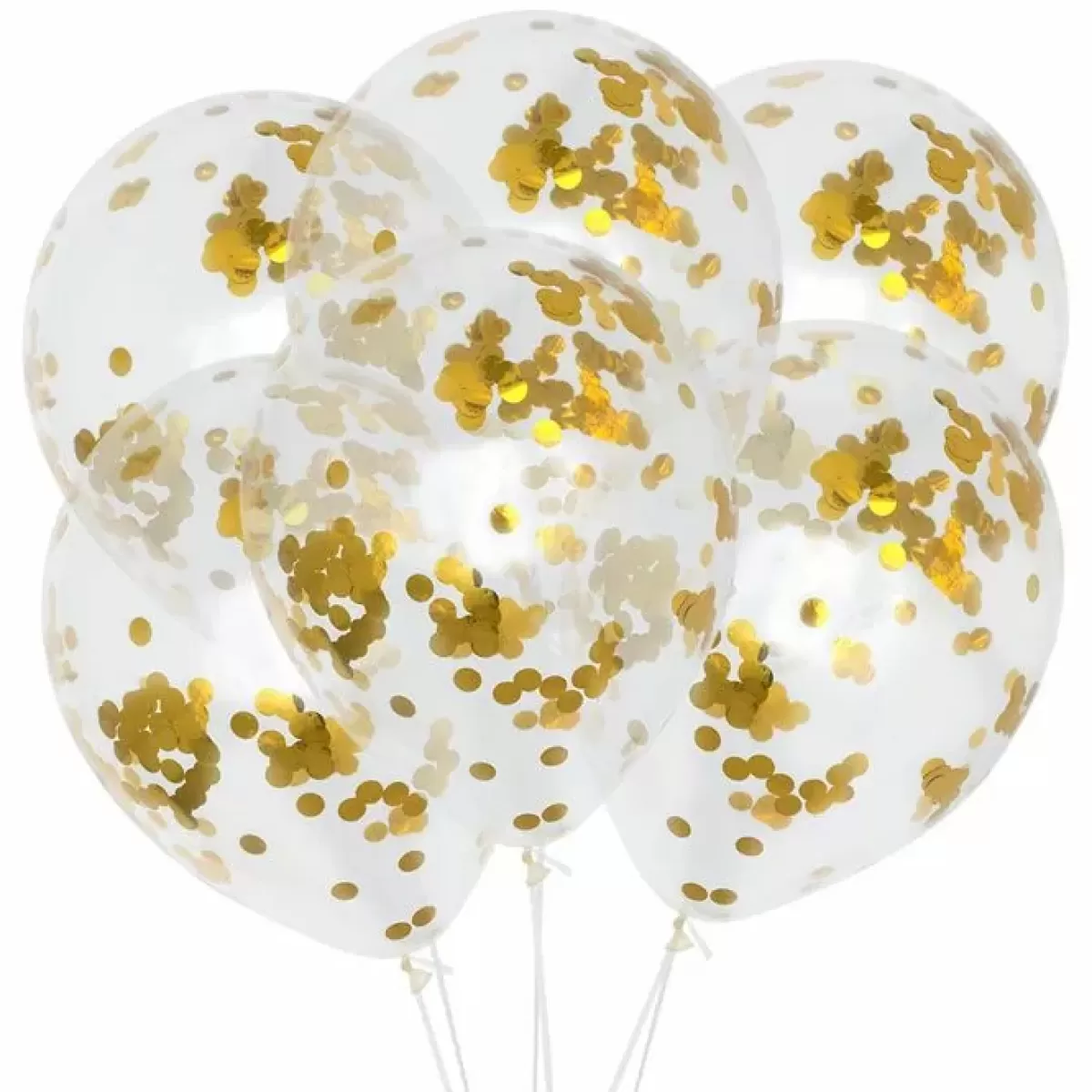 Boy Of Girl-House of Gia Confetti Ballonnen Goud (6St)