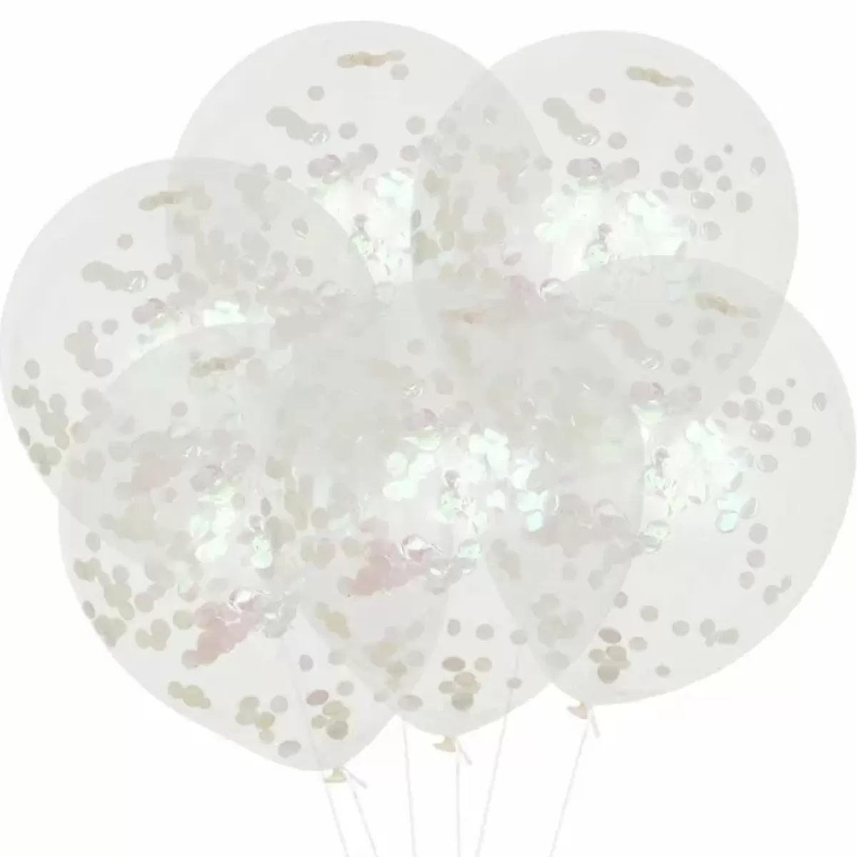 Safari Animals-House of Gia Confetti Ballonnen Iridescent (6St)