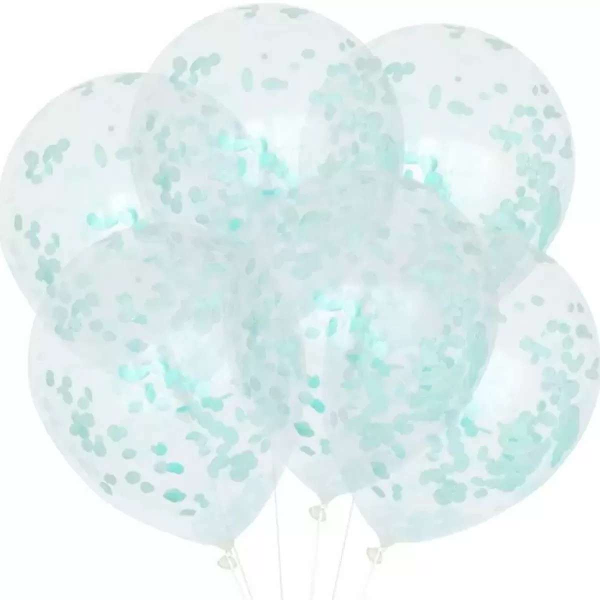 Hello World-House of Gia Confetti Ballonnen Mint (6St)