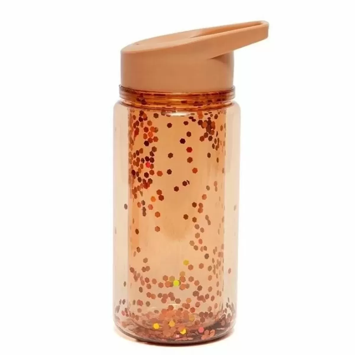 Drinkflessen-Petit Monkey Drinkbeker Glitter Bronze