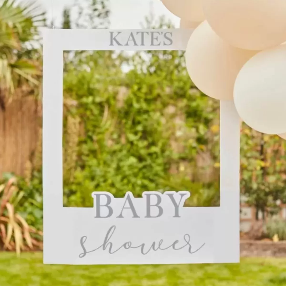 Floral Baby-Ginger Ray Fotoframe Babyshower Hello Baby