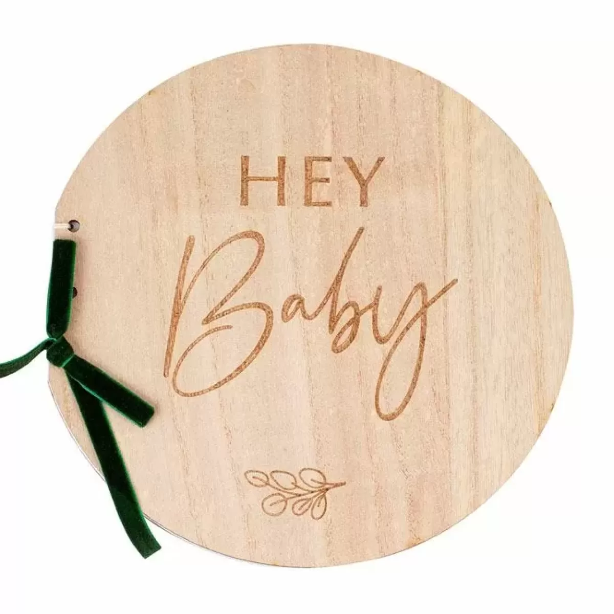 Botanical Baby-Ginger Ray Gastenboek Hout Hey Baby Botanical Baby