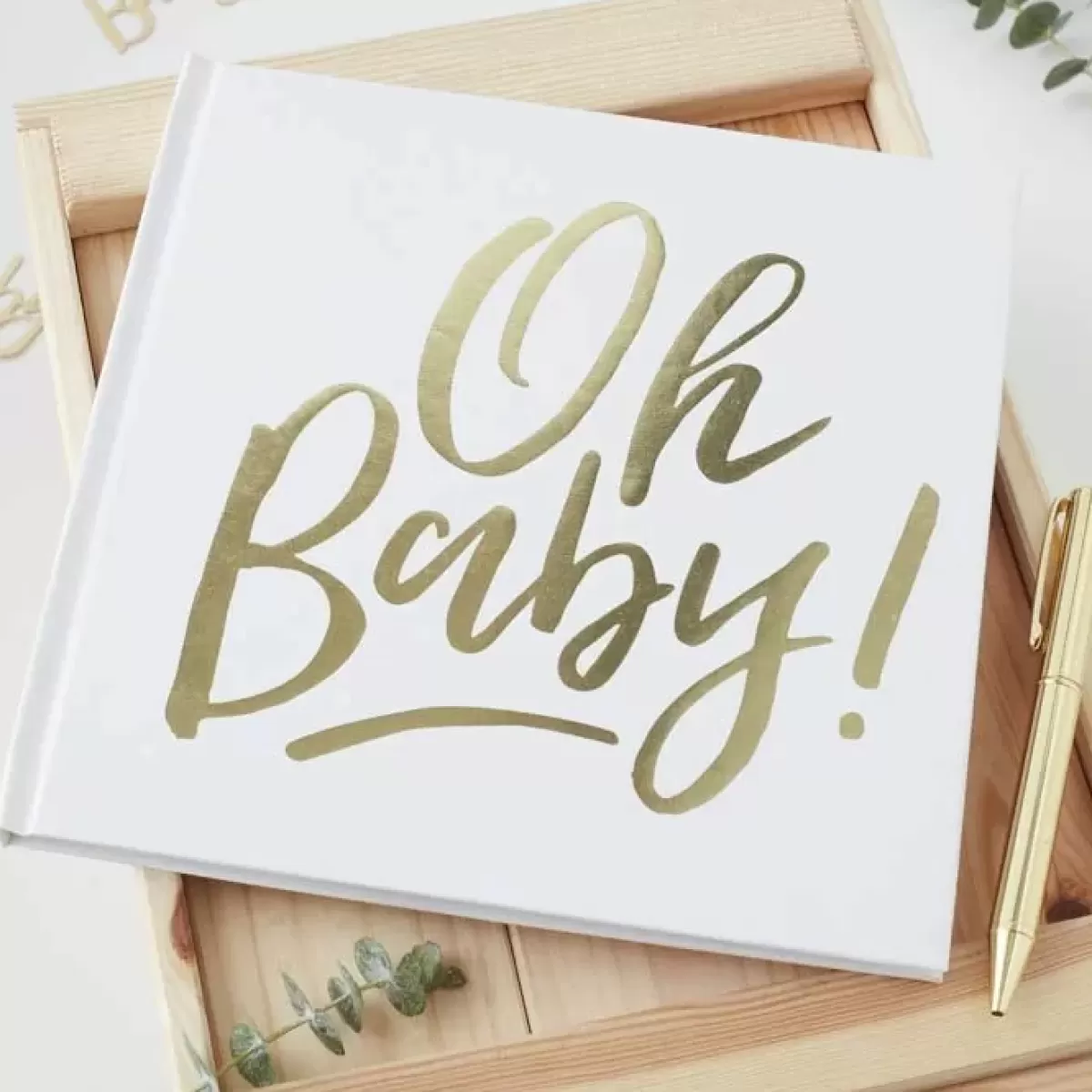 Oh Baby!-Ginger Ray Gastenboek Oh Baby!