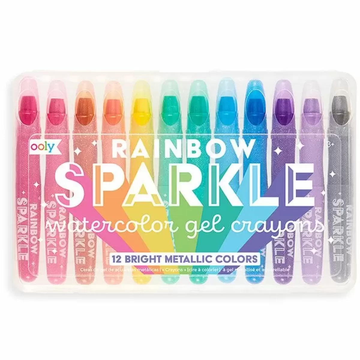 Tekenen En Knutselen-Ooly Gelkrijtjes Rainbow Sparkle (12St)