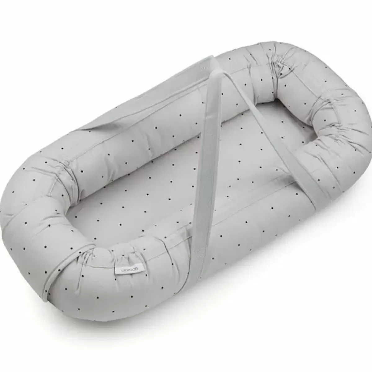 Babynestjes-Liewood Gro Babylift Babynestje Classic Dot Dumbo Grey