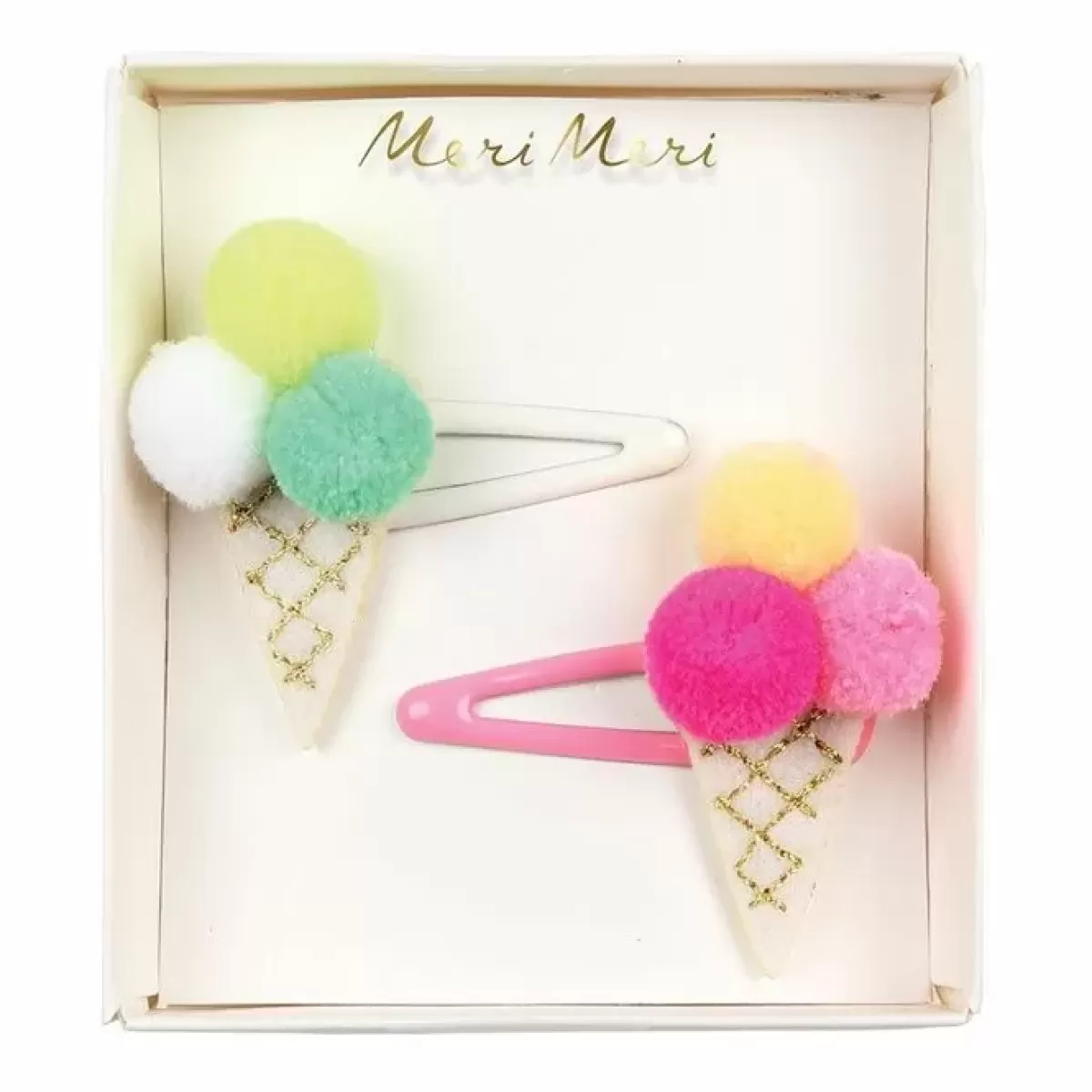 Haaraccessoires-Meri Meri Haarspeldjes Ijsjes (2St)