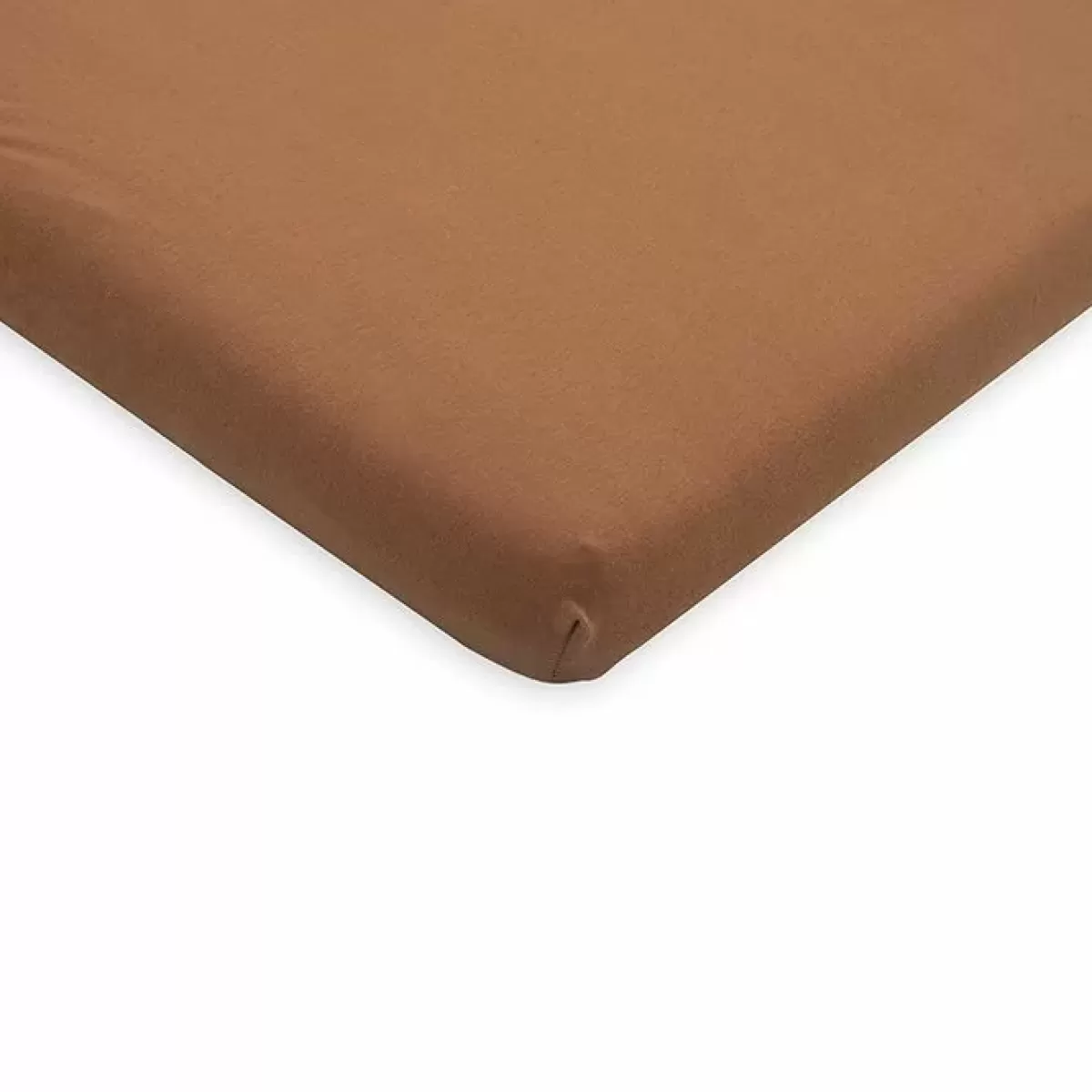 Hoeslakens-Jollein Hoeslaken Ledikant Jersey Caramel