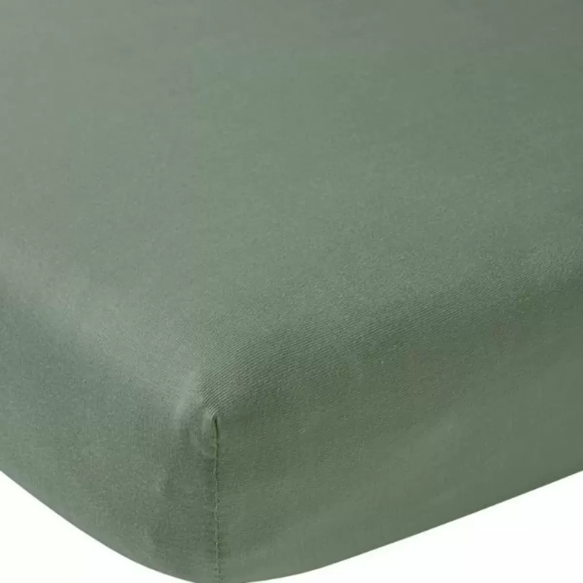 Hoeslakens-Meyco Hoeslaken Ledikant Jersey Forest Green (60X120Cm)