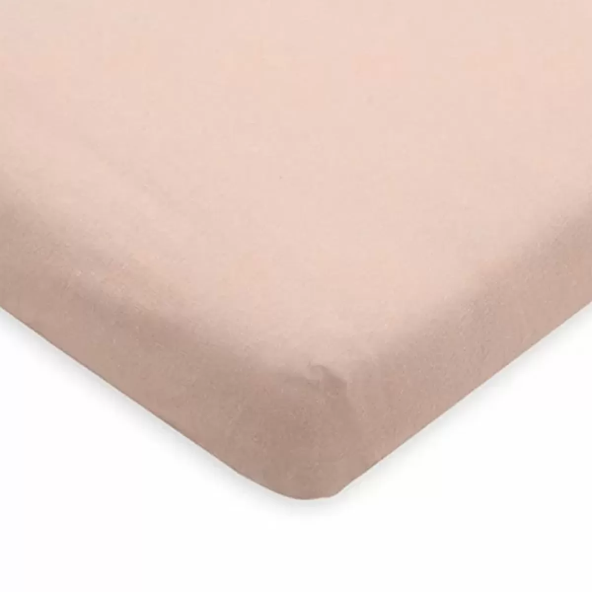 Hoeslakens-Jollein Hoeslaken Ledikant Jersey Pale Pink