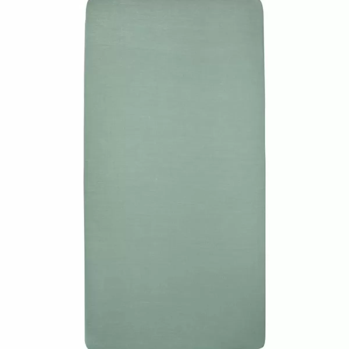 Hoeslakens-Meyco Hoeslaken Ledikant Jersey Stone Green (60X120Cm)