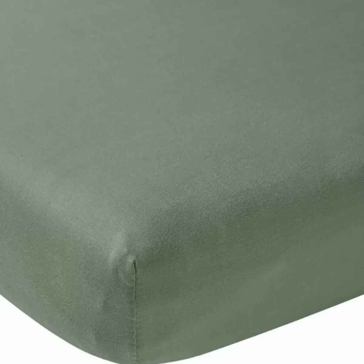 Hoeslakens-Meyco Hoeslaken Wieg Jersey Forest Green (40X80Cm)