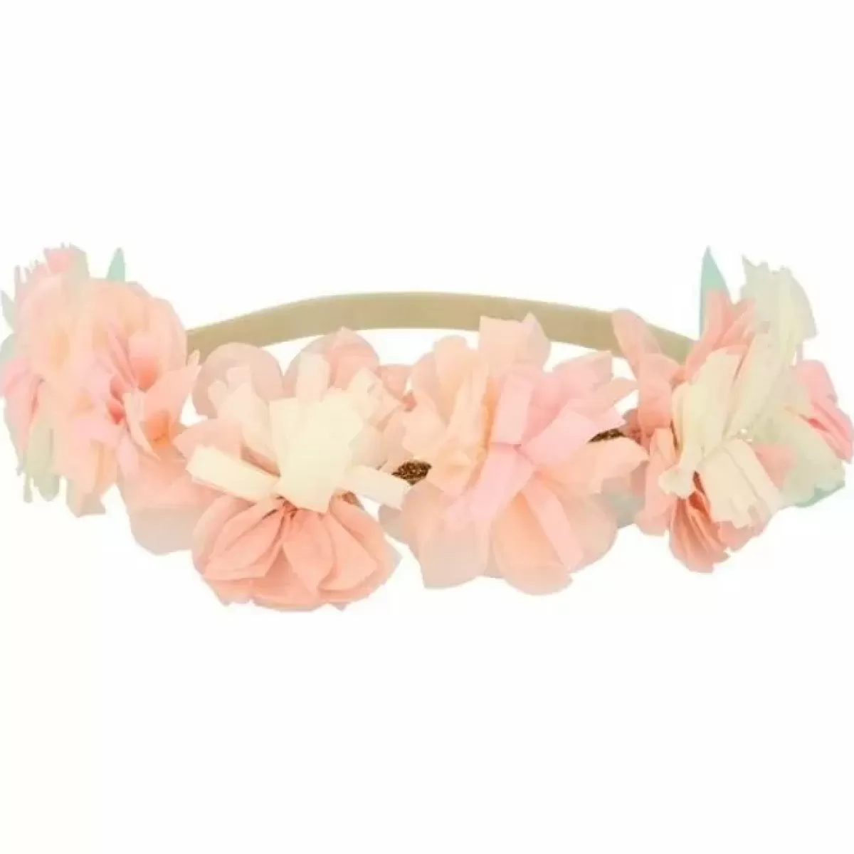 Verkleed Accessoires-Meri Meri Hoofdbandjes Pink Blossom (6St)