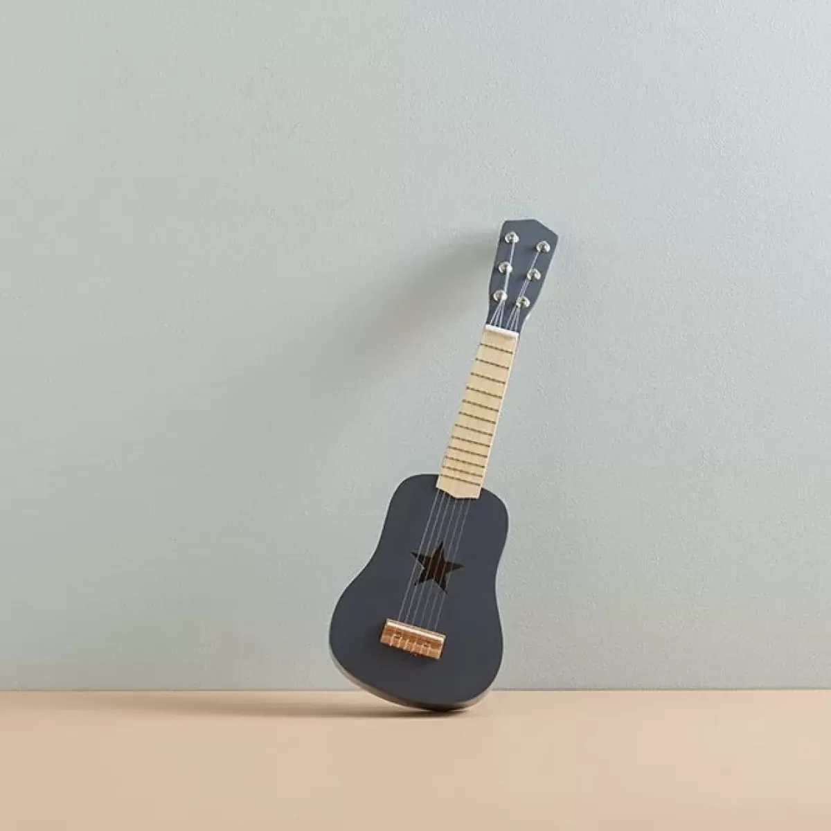 Muziekinstrumenten-Kids Concept Houten Gitaar Donkergrijs