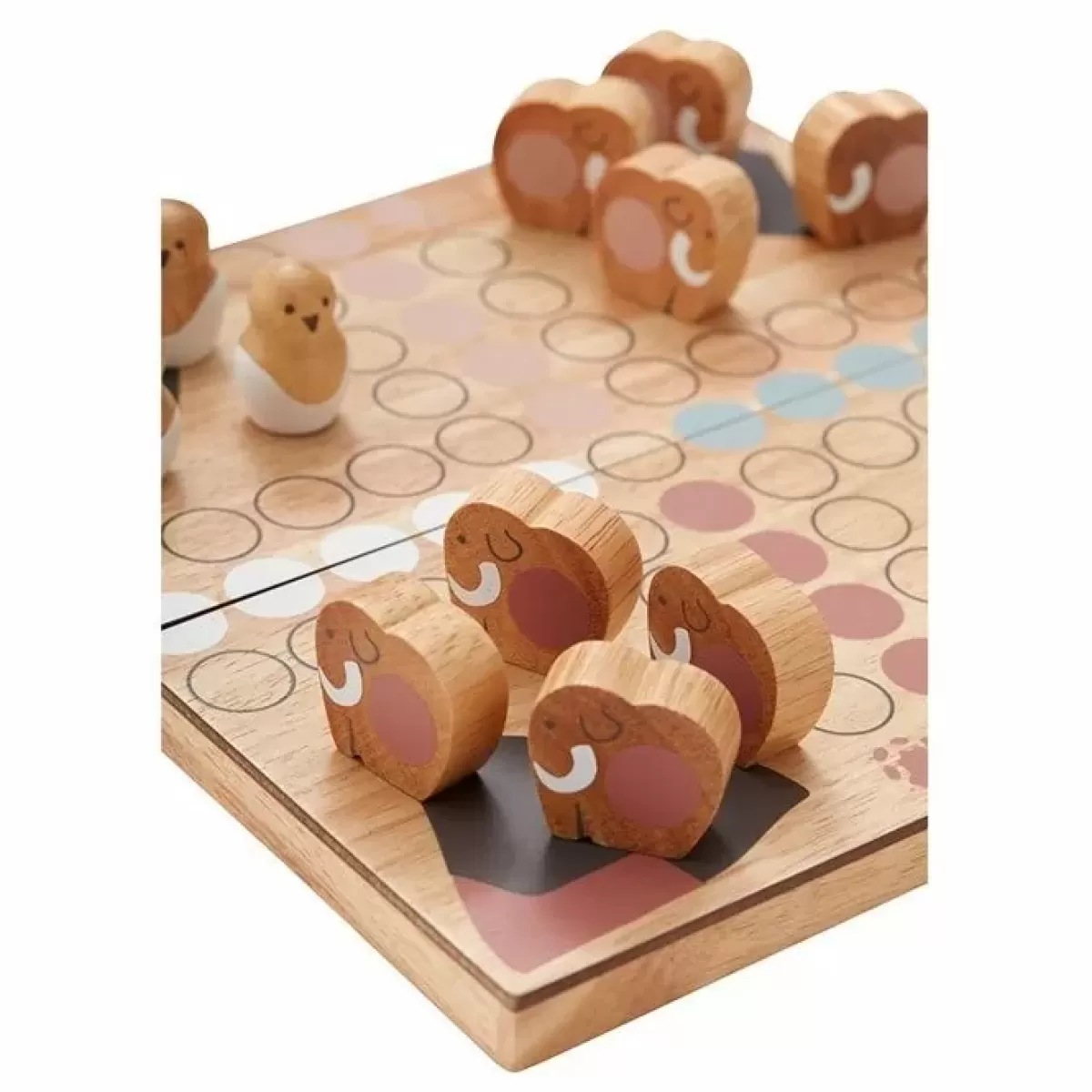 Houten Speelgoed-Kids Concept Houten Mens-Erger-Je-Niet Spel Neo