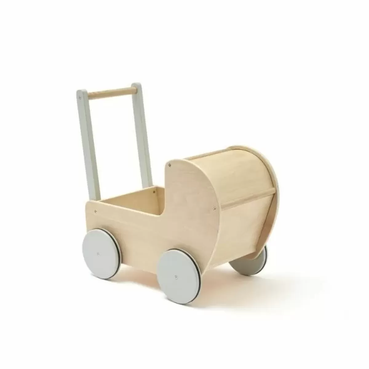 Buitenspeelgoed-Kids Concept Houten Poppenwagen Natural