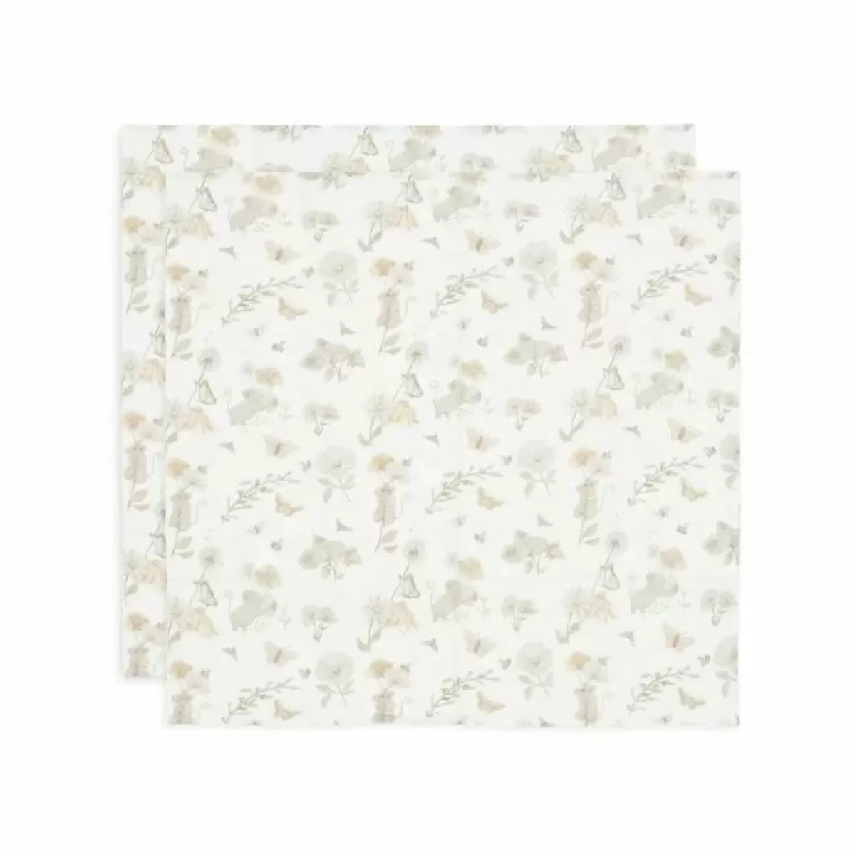 Hydrofiele Doeken-Jollein Hydrofiele Doek Small 70X70Cm Dreamy Mouse - 2 Stuks