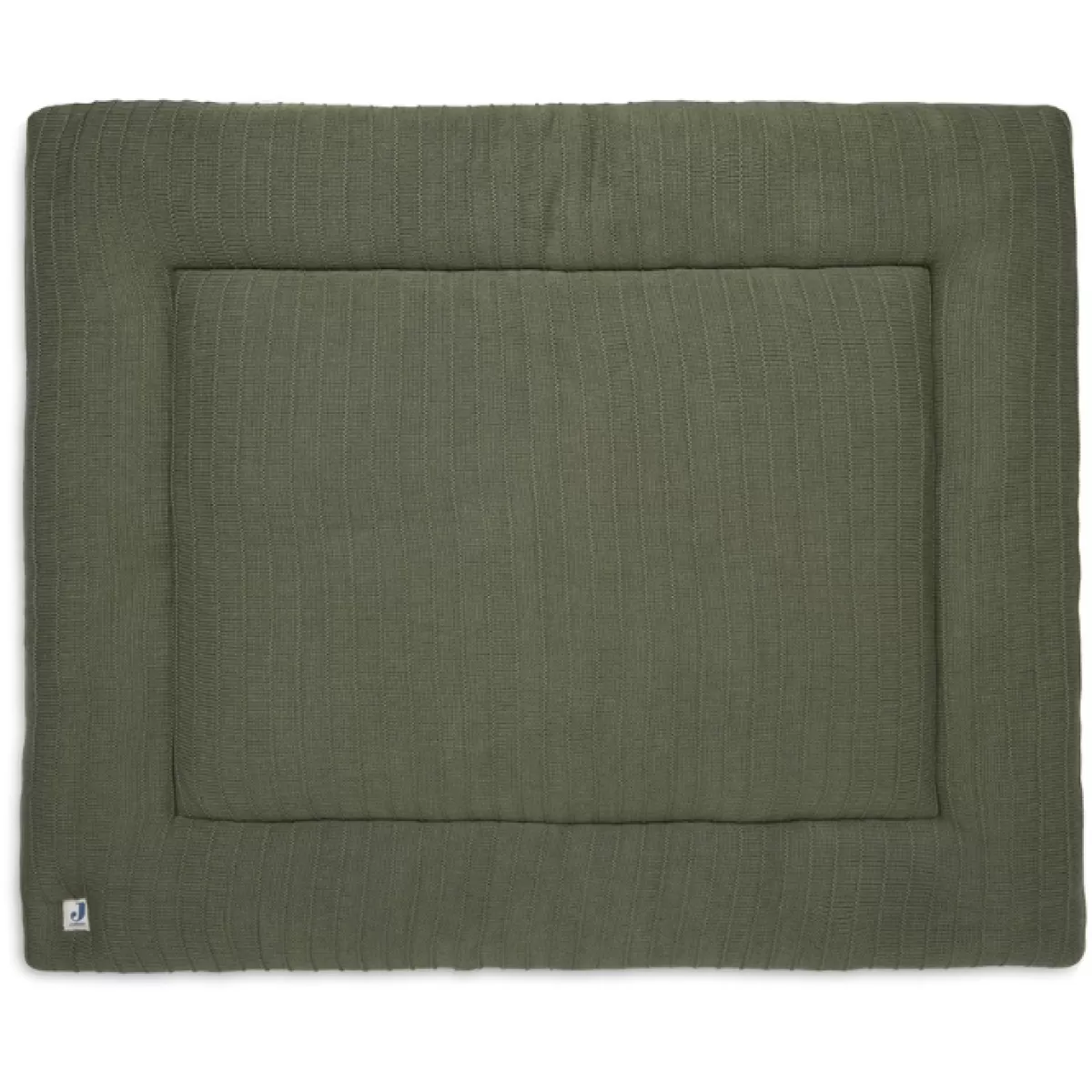 Speelkleden-Jollein Boxkleed Pure Knit Leaf Green 75X95Cm