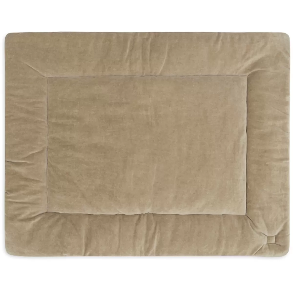 Speelkleden-Jollein Boxkleed Soft Waves Olive Green 75X95Cm