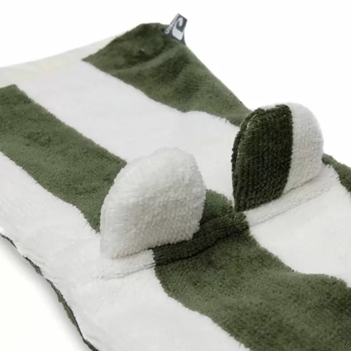 Washandjes-Jollein Lange Washand Stripe Terry Leaf Green