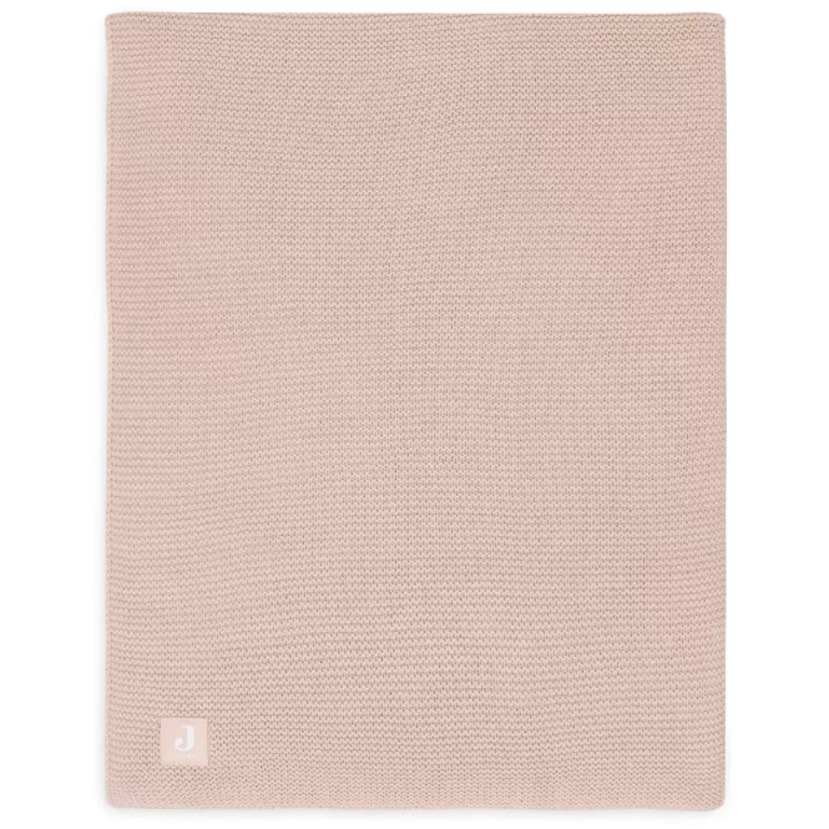 Dekentjes-Jollein Ledikantdeken Basic Knit Wild Rose 100X150Cm