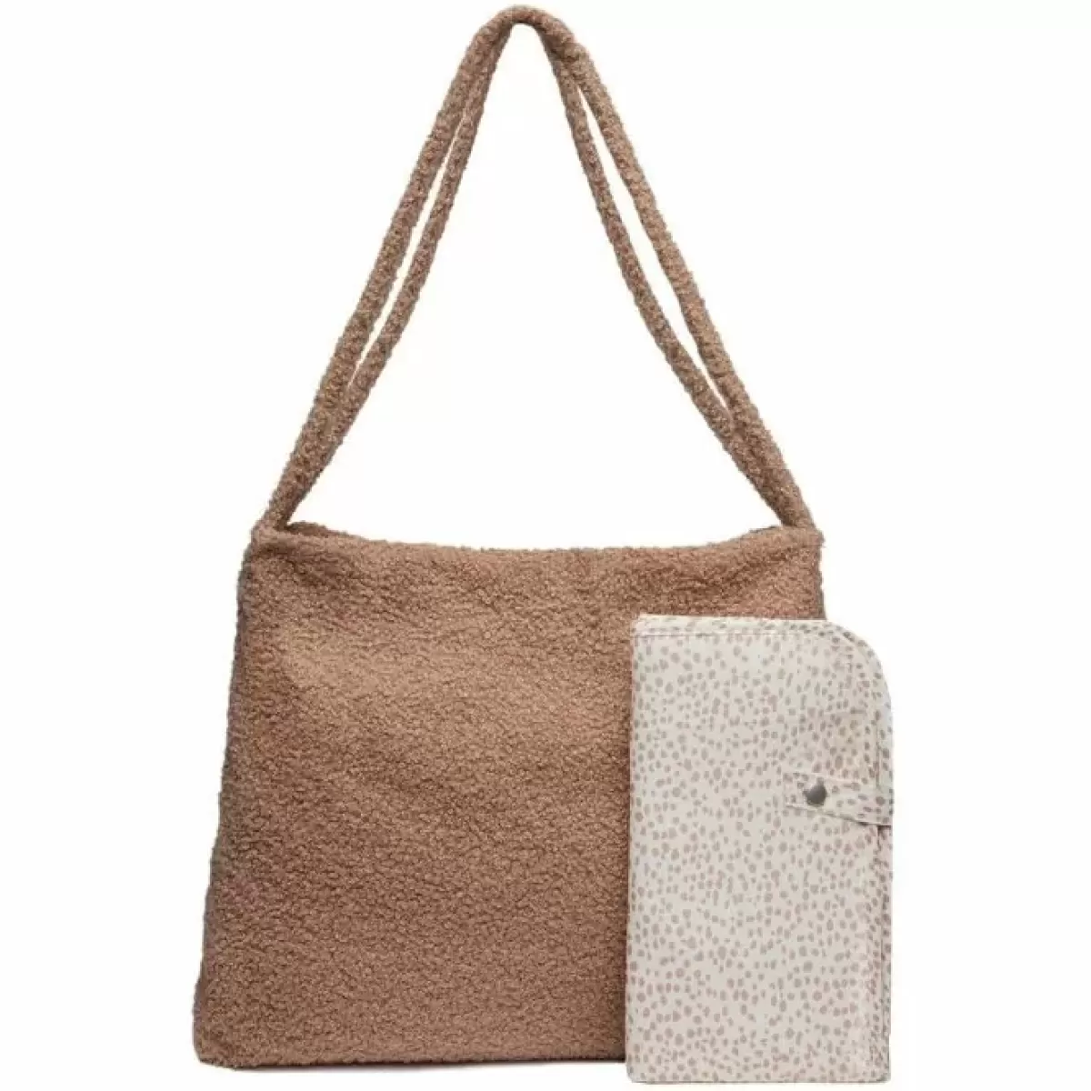 Luiertassen-Jollein Luiertas Shopper Boucle Biscuit