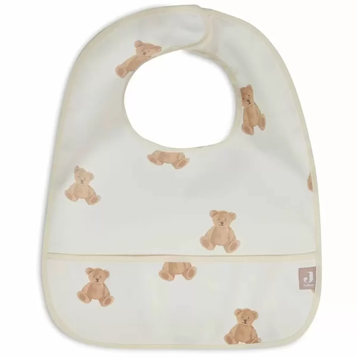 Slabbetjes-Jollein Waterproof Slabben Teddy Bear (2St)