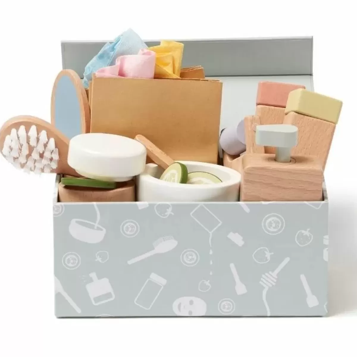 Houten Speelgoed-Kids Concept Houten Spa Verwen Set Kid'S Hub