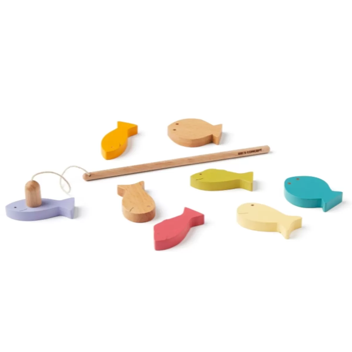 Spelletjes-Kids Concept Houten Visspel