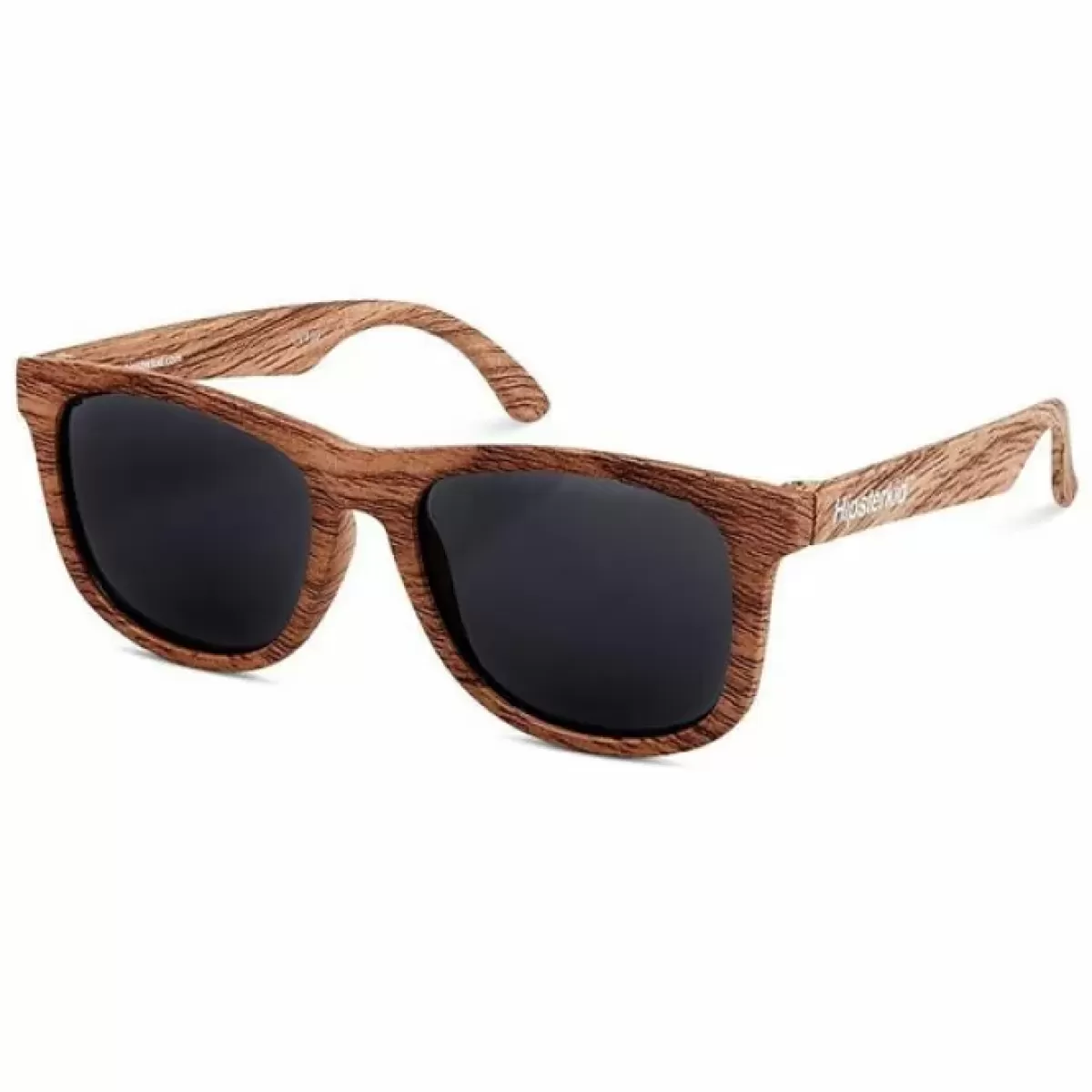 Zomer Musthaves-Hipsterkid Kinderzonnebril Wayfarer Golds Hout (0-2J)